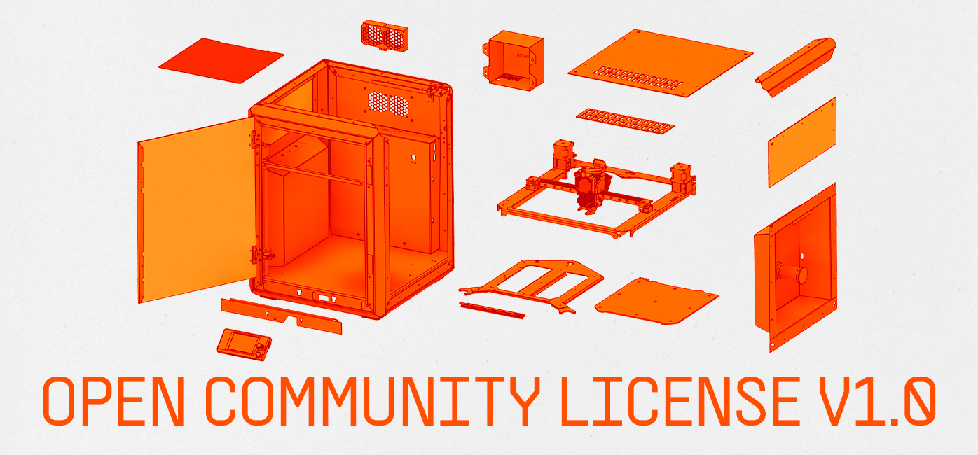 expoded engineering diagram of a Prusa printer showing its physical components
